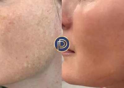 ipl before and after photo by premier dermatology in wellesley ma