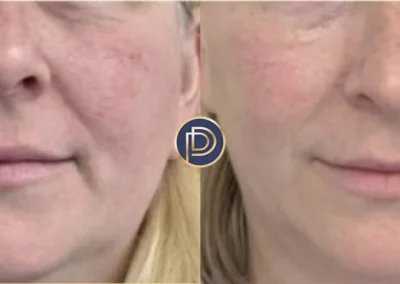 ipl before and after photo by premier dermatology in wellesley ma