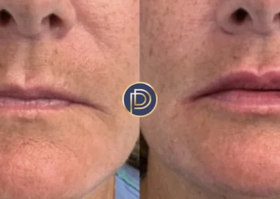 lip filler before and after photo by premier dermatology in wellesley ma